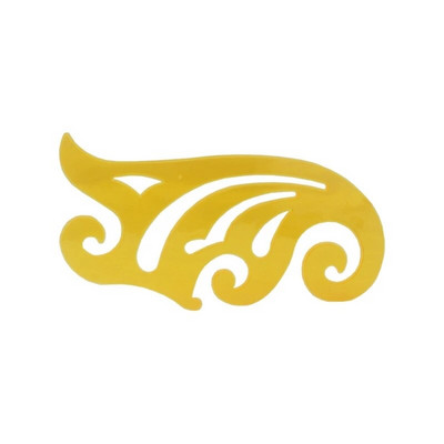 Geometrinio piešimo šablono piešimo trafareto matavimo įrankis Plastikinė liniuotė architektūros biuro studijų projektavimo pastatui