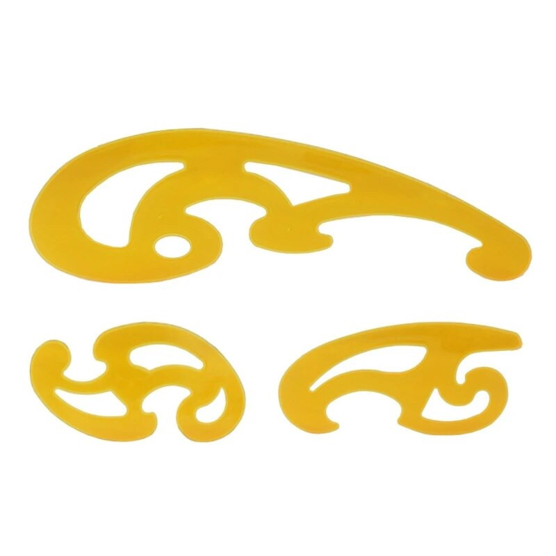 Geometrinio piešimo šablono piešimo trafareto matavimo įrankis Plastikinė liniuotė architektūros biuro studijų projektavimo pastatui