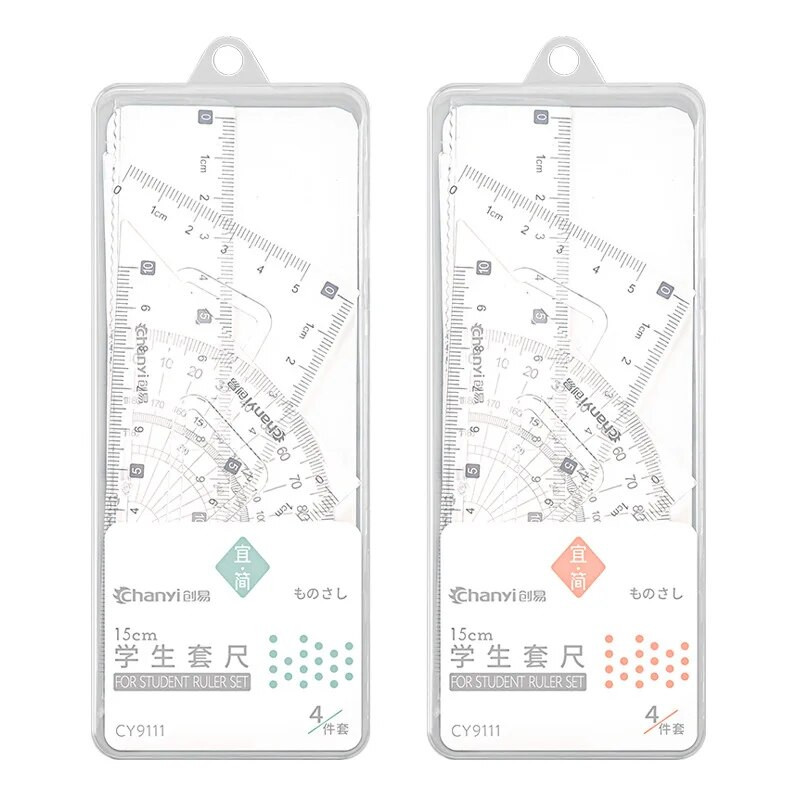 4tk/7tk geomeetriliste matemaatiliste joonistustööriistade komplekt Multifunktsionaalne kompassi nurgamõõtja joonlaua kustutuskumm