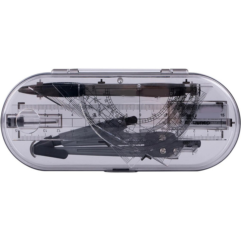 Novi 8PCS/Set Komplet ravnala za crtanje, pribor za školske papire, alati za učenje matematike, darovi, uredski pribor za ispite