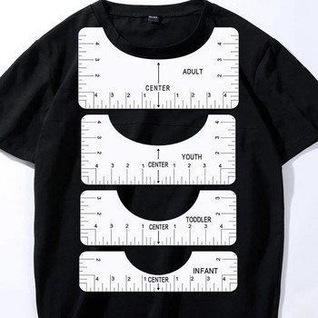 LOLEDE T-shirt Ευθυγράμμιση χάρακα Εργαλείο ευθυγράμμισης Πρότυπο σχεδίασης γραφήματος μοτίβο ρούχων Εργαλεία ραψίματος Πρότυπο γεωμετρίας