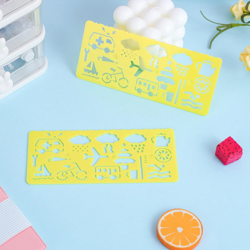 Karikatūras Bērnu zīmēšanas lineāls Automašīnas Dzīvnieku raksta Veidne Dobs Lineāls Kancelejas preču vairumtirdzniecība Ražotājs Studentu Piegādātājs