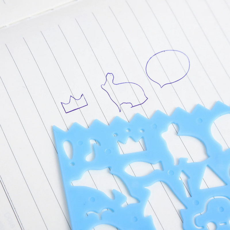 Karikatūras Bērnu zīmēšanas lineāls Automašīnas Dzīvnieku raksta Veidne Dobs Lineāls Kancelejas preču vairumtirdzniecība Ražotājs Studentu Piegādātājs