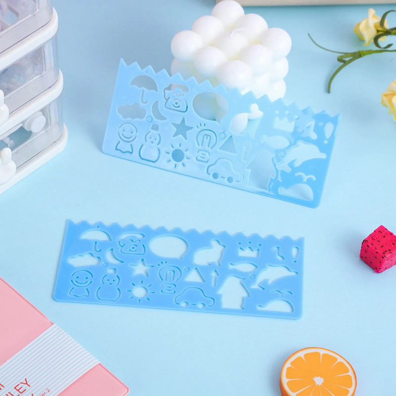 Karikatūras Bērnu zīmēšanas lineāls Automašīnas Dzīvnieku raksta Veidne Dobs Lineāls Kancelejas preču vairumtirdzniecība Ražotājs Studentu Piegādātājs