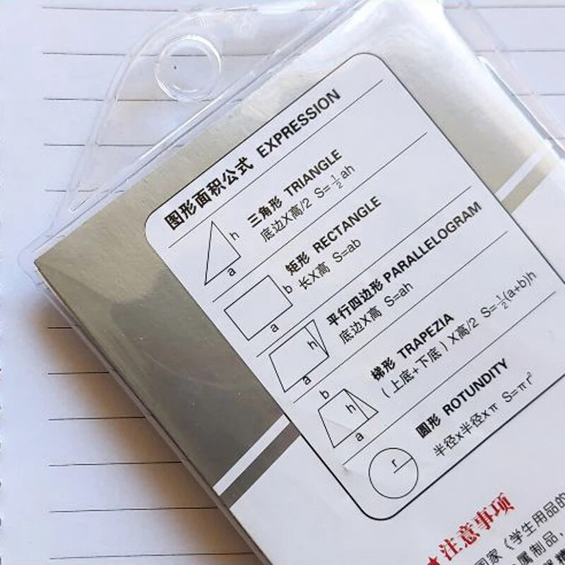 4 τμχ/σετ Χάρακες από κράμα αλουμινίου Πολυλειτουργικό Σχολικό γραφείο Σχέδιο Μέτρηση Γεωμετρία Τρίγωνο μοιρογνωμόνιο Χάρακας Χαρτικά
