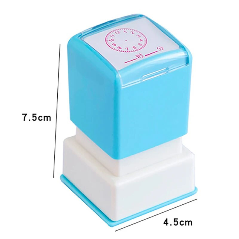 1 gab. Pulksteņa mācību zīmogi bērniem Mācību instruments Ballīte Iedrošiniet un apbalvojiet Rotaļlietas un apbalvojiet ar dārgumu balvas klases dāvana