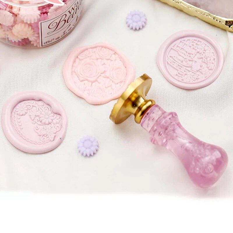 Antikvariāts epoksīda sveķu vaska zīmoga rokturis DIY kāzu ielūgumi aploksnes vaska zīmogu zīmogu aizzīmogošanas rokturis karšu izgatavošana mākslas instrumenti