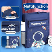 Daudzfunkcionālas apmācības somas bērniem Meitenes Lielas ietilpības soma skolas soma Kawaii Kancelejas preču uzglabāšanas piederumi Skolas piederumi