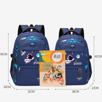 2023 Νέο αδιάβροχο παιδικό σακίδιο πλάτης Cartoon Astronaut Teenages School Bag Primary Backpack Boys Girls Orthopedic Mochila Infantile