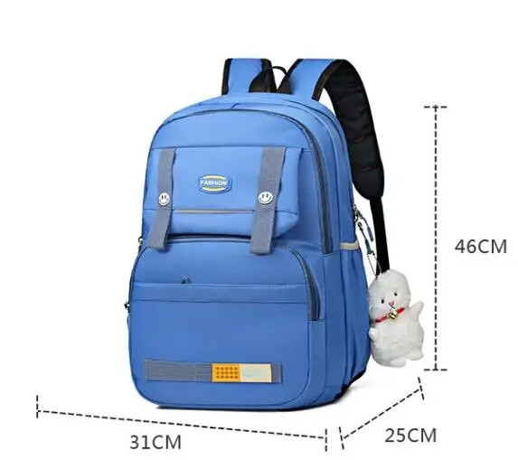 2023. aasta uus suure mahutavusega tüdrukute koolikott, põhikooliõpilaste dekompressioonseljakott