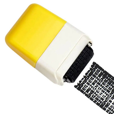 Identitātes zādzību aizsardzības rullīšu zīmogs Konfidenciāls rullīšu zīmogs pret zādzību, paredzēts ID aptumšošanas drošībai