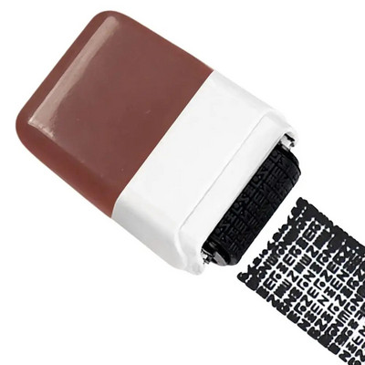 Identitātes zādzību aizsardzības rullīšu zīmogs Konfidenciāls rullīšu zīmogs pret zādzību, paredzēts ID aptumšošanas drošībai