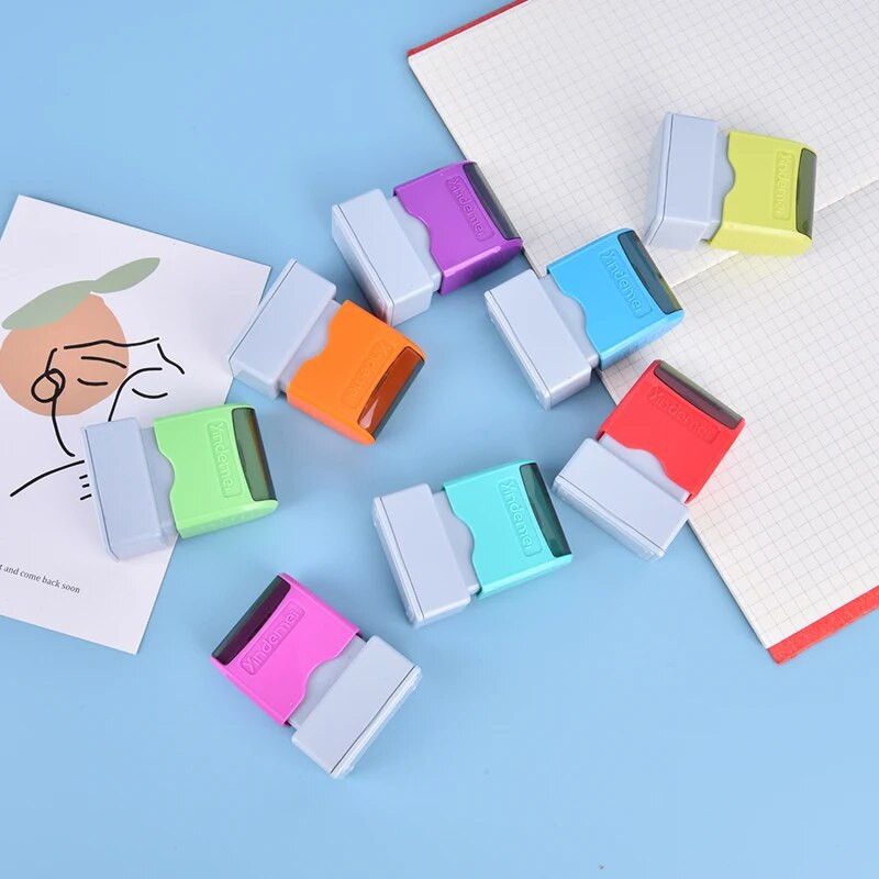 Skolotāja vārda tintes zīmogs Paraksts Kaligrāfija Pašizveidojoša tintes personalizēts zīmogs