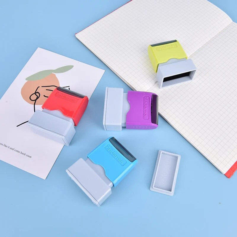 Skolotāja vārda tintes zīmogs Paraksts Kaligrāfija Pašizveidojoša tintes personalizēts zīmogs