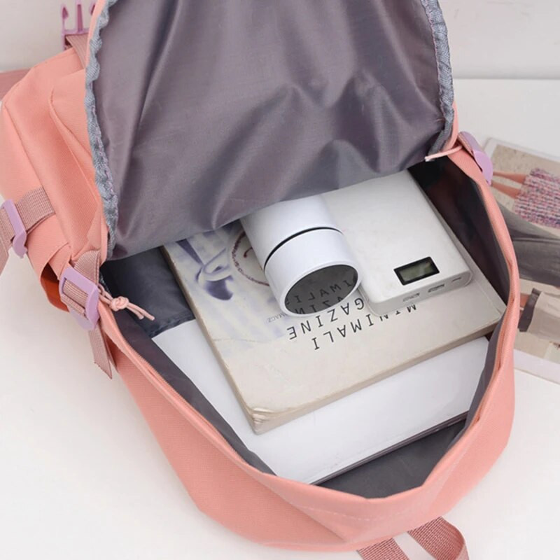 Tide Cool Tooling Ženske ruksake za djevojčice Školska torba velikog kapaciteta Srednjoškolke Ženske ruksake na ramena Novo