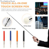 1 vnt. ištraukiamas mokytojo specialus žymeklis, skirtas mokyklos mokykloms mokymo lazdelei, komandų lazdelei, balta lenta, jutiklinio ekrano rodyklė