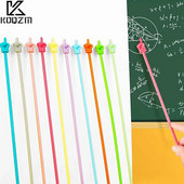 Mācību rādītāja pirkstu dizains Krāsains, neslīdošs plastmasas rokturis, saliekams, bērnu rokas prezentētājs, 10 gab.