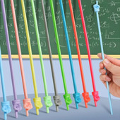 10 vnt. Mokymo rodyklė, pirštu, skaitymo pagaliukai, paveikslėlių knygelė, mokomieji mokomieji žaislai ikimokyklinio amžiaus pagaliukų mokymo priemonė