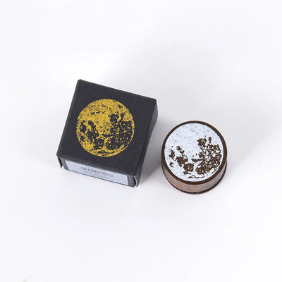 Vintage Moon Series Ștampile din lemn DIY Craft Ștampile de cauciuc din lemn pentru Scrapbooking Papetarie Scrapbooking Ștampila standard