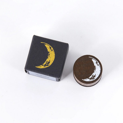 Vintage Moon Series Ștampile din lemn DIY Craft Ștampile de cauciuc din lemn pentru Scrapbooking Papetarie Scrapbooking Ștampila standard