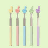 Teleskopinis skaitymo vadovas Rodyklė, piršto formos, ištraukiama mokomoji rodyklė, daugiafunkcė, neslystanti