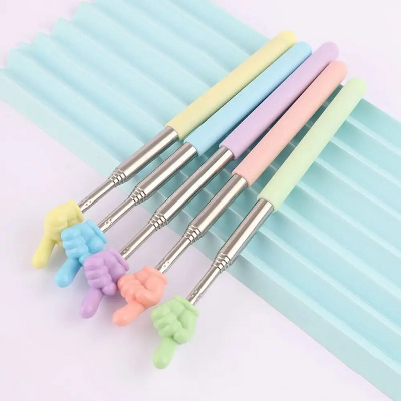 Teleskopinis skaitymo vadovas Rodyklė, piršto formos, ištraukiama mokomoji rodyklė, daugiafunkcė, neslystanti