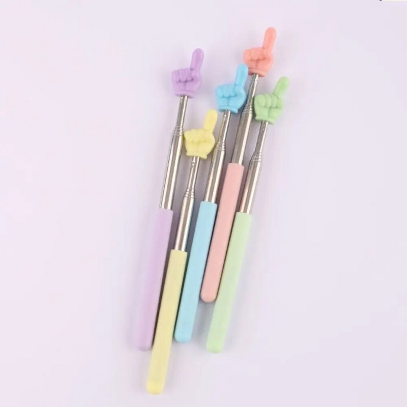 Teleskopinis skaitymo vadovas Rodyklė, piršto formos, ištraukiama mokomoji rodyklė, daugiafunkcė, neslystanti