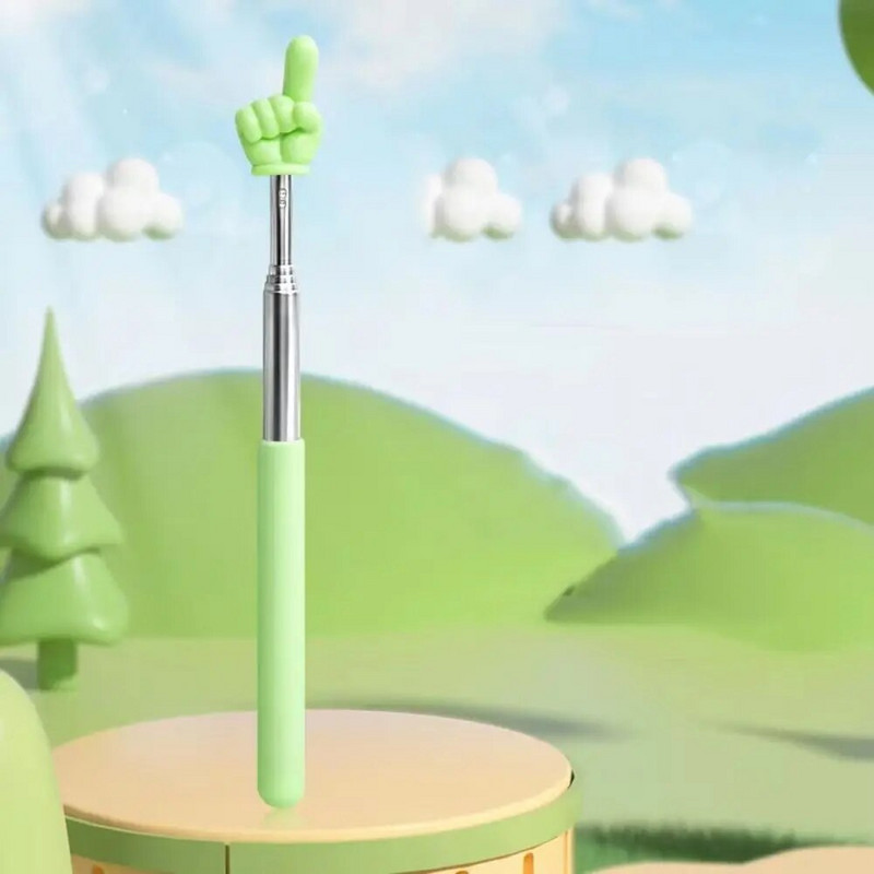 Teleskopinis skaitymo vadovas Rodyklė, piršto formos, ištraukiama mokomoji rodyklė, daugiafunkcė, neslystanti