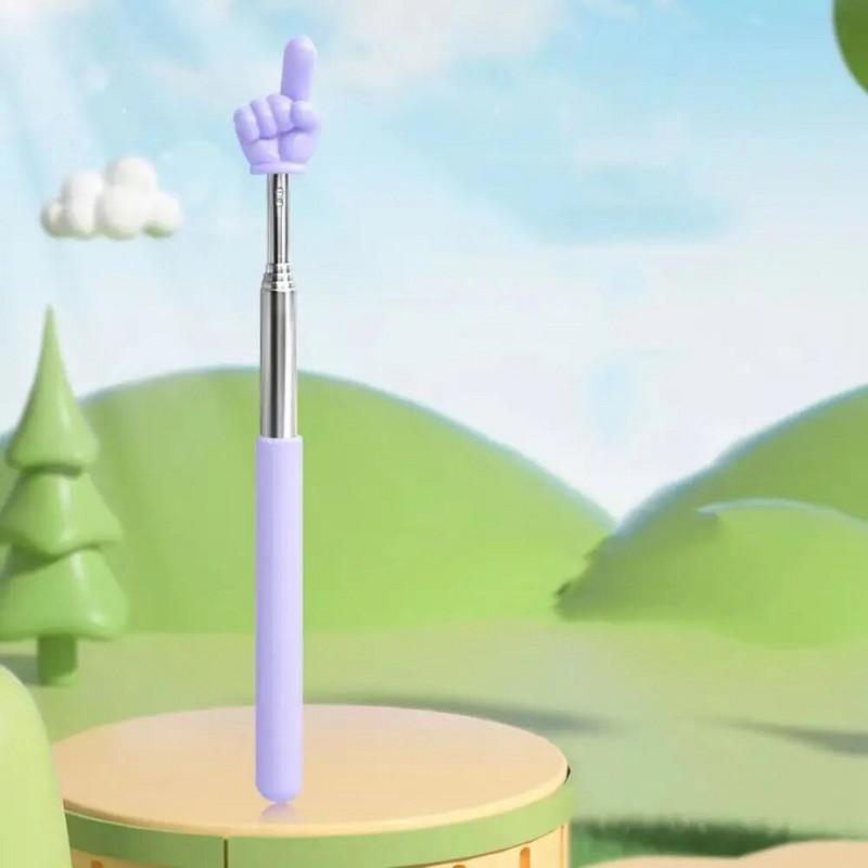 Teleskopinis skaitymo vadovas Rodyklė, piršto formos, ištraukiama mokomoji rodyklė, daugiafunkcė, neslystanti