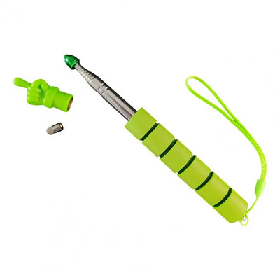 1 rinkinys Teleskopinė rodyklė pirštu Patogi nerūdijančio plieno mokytojų rodyklė pirštu skaitymo lazda, skirta klasėje namų mokyklai