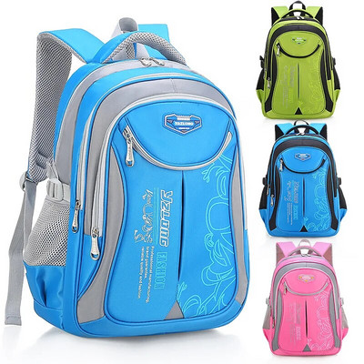 Нова раница Ученическа чанта Детски училищни чанти за тийнейджъри Момчета Момичета Голям капацитет Водоустойчива чанта Детска книга mochila escolar