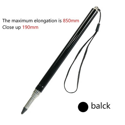 1 vnt. Ištraukiamas rodyklės lazdelė Klasės pristatymas, ištraukiamas, skirtas pranešėjui rankiniam teleskopiniam mokymui juoda lenta.