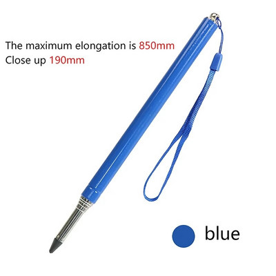 1 vnt. Ištraukiamas rodyklės lazdelė Klasės pristatymas, ištraukiamas, skirtas pranešėjui rankiniam teleskopiniam mokymui juoda lenta.