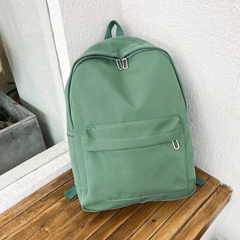 Υψηλής ποιότητας νέο αδιάβροχο νάιλον γυναικείο σακίδιο πλάτης Γυναικεία τσάντα ταξιδιού Σχολική τσάντα για έφηβες μονόχρωμη τσάντα