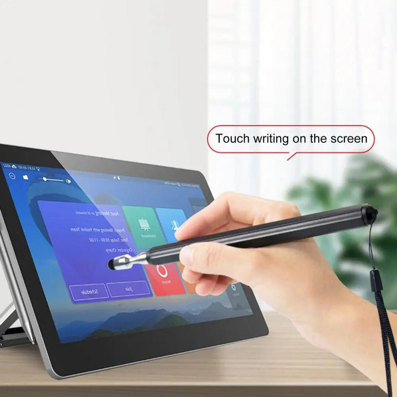 Neslīdošs teleskopiskais rādītāja stienis ar daudzfunkcionālu metāla izvelkamo rādītāju skārienekrāna irbuļa pildspalvu biroja piederumi