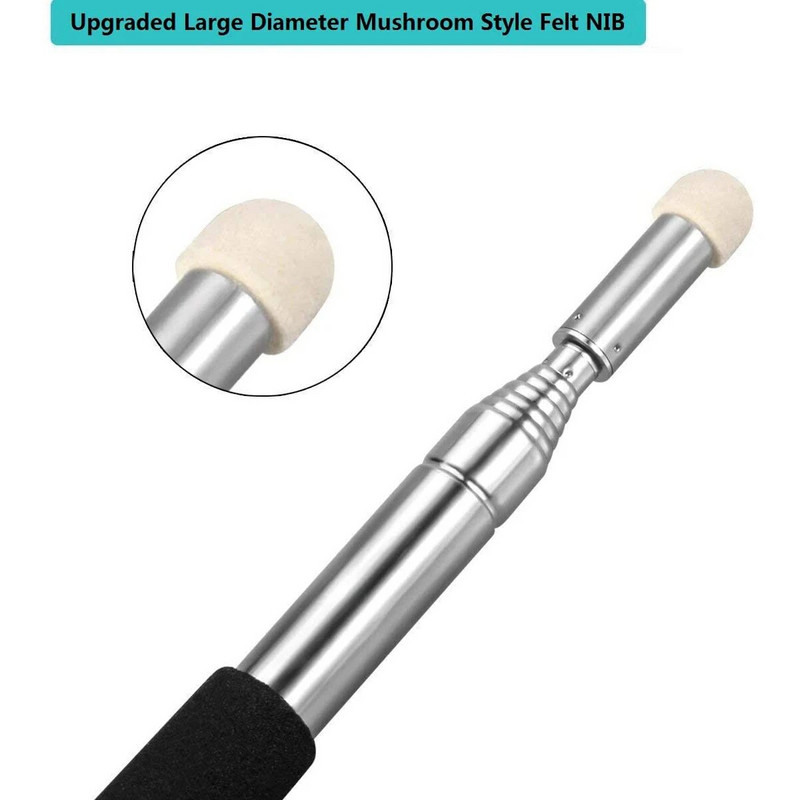 Teleskopinis mokytojų rodyklės mokomoji rodyklė ranka ištraukiama ištraukiama rodyklė delninė pranešėjų klasėje lentos rodyklė