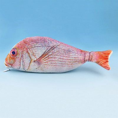 1PC Creative Fish Shape Pencil Cawaii Korea Style Auduma Zīmuļi Somas Skolas piederumi Kancelejas piederumi Karstās pildspalvas kaste