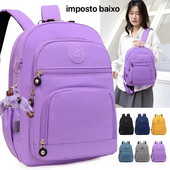 Modes skolas soma Studentu mugursoma Jauna nozīmīte Audekla mugursoma Meiteņu skolas somas sievietēm Sieviešu mugursoma Sieviešu jaukas mugursomas