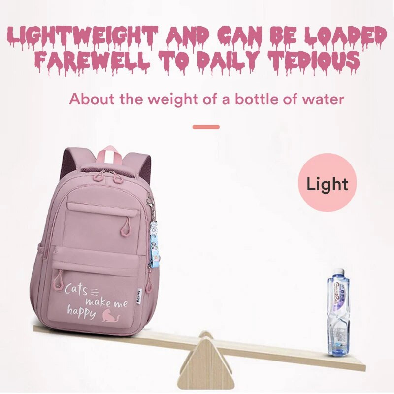 Σακίδιο πλάτης Kawaii για κορίτσια Σχολικές τσάντες Φορητότητα Αδιάβροχο Teens College Student Μεγάλη τσάντα ταξιδιού για κορίτσια Mochilas Escolares