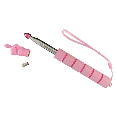 Stick de citire pentru degete din plastic Stick pentru degete din oțel inoxidabil Stick pentru degete telescopic pentru profesori Sala de clasă ideală