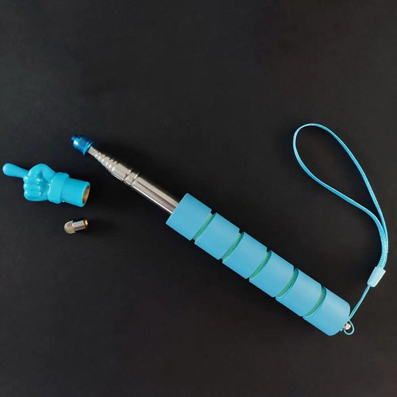 Plastmasas pirkstu nolasīšanas nūja Nerūsējošā tērauda teleskopiskā pirkstu rādītāja nūja skolotājiem Ideāla klase