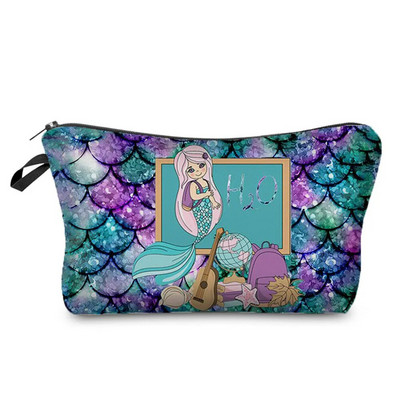 Red Retro Fashion Organizer Kosmētikas maisiņi Drukāšanai Butterfly Piano Ūdensizturīgs kosmētikas maisiņš Hot Sale Rāvējslēdzēja tualetes piederumu zīmuļu futrāļi