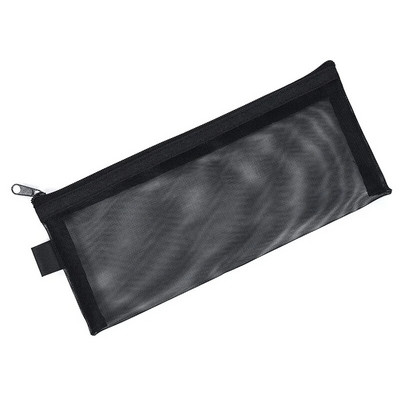 Vienkāršs caurspīdīgs sietveida zīmuļu futrālis Biroja studentu penāļi Skolas piederumu pildspalvu kastītei