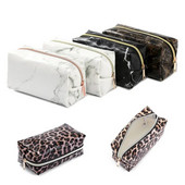 Liels jauks zīmuļu futrālis maisiņš pildspalvu kastīte rāvējslēdzēja maisiņi Marmora kosmētikas uzglabāšanas piederumi studentiem