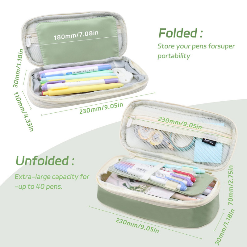 kawaii Penālis Lielas ietilpības zīmuļu kastīte Maciņa Turētājs Kaste Biroja skolas piederumi bērniem skaistas kancelejas preces Organizatoriem Dāvana