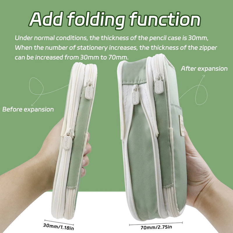 kawaii Penālis Lielas ietilpības zīmuļu kastīte Maciņa Turētājs Kaste Biroja skolas piederumi bērniem skaistas kancelejas preces Organizatoriem Dāvana