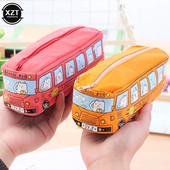 Cutie de papetărie din pânză, drăguță, pentru autobuz, cutie de papetărie, geantă de pix de capacitate mare, husă de creioane pentru școală, pentru copii, cadouri pentru studenți kawaii