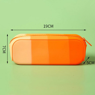 Σχολική μολυβοθήκη σιλικόνης γραφική ύλη μεγάλης χωρητικότητας Αδιάβροχη μαλακή μολυβοθήκη σιλικόνης Σχολικές θήκες για δωρεάν αποστολή Στυλό δώρο