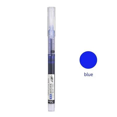 Στυλό με ρολό 0,5 mm που στεγνώνει γρήγορα μελάνι γραφής μεγάλης χωρητικότητας Straight Liquid Rollerball Gel στυλό για σχολικά είδη γραφείου