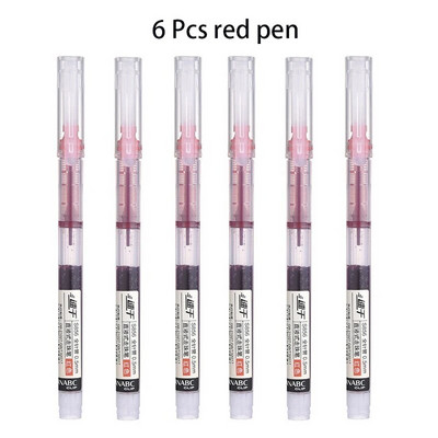 Στυλό με ρολό 0,5 mm που στεγνώνει γρήγορα μελάνι γραφής μεγάλης χωρητικότητας Straight Liquid Rollerball Gel στυλό για σχολικά είδη γραφείου